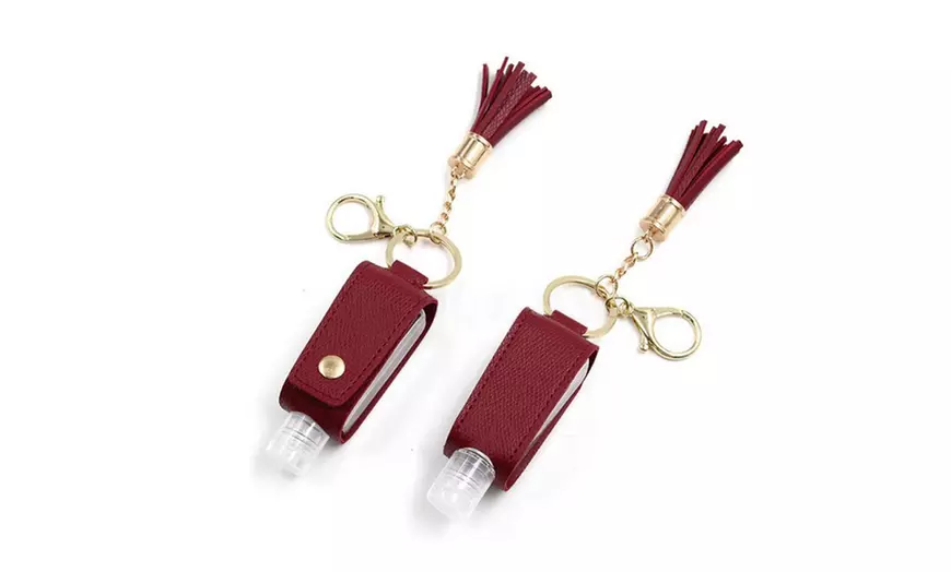 Image 7: 1 ou 2 porte-clés avec mini bouteille 30 ml