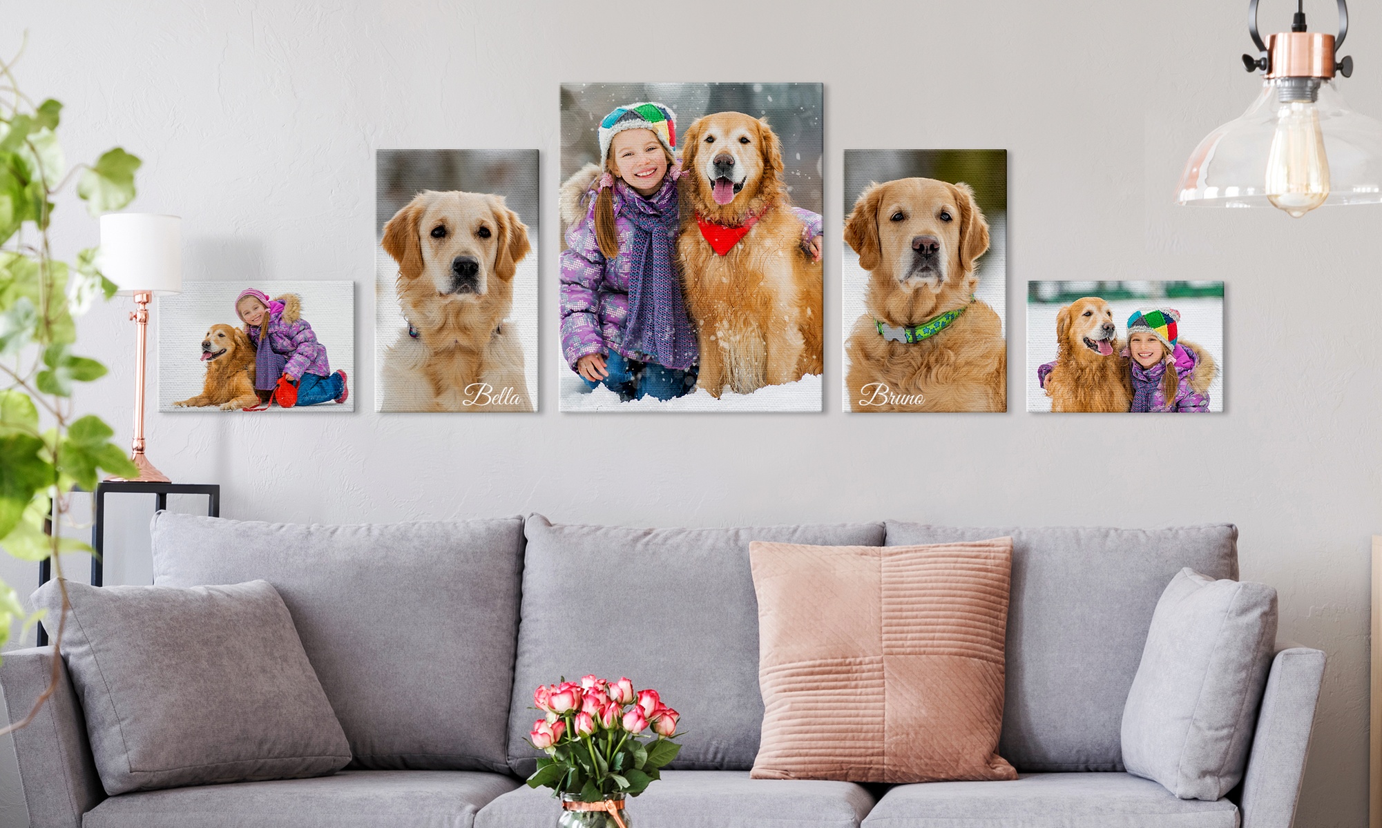 Holiday Custom Canvas Prints from Printerpix (Up to 95% Off)