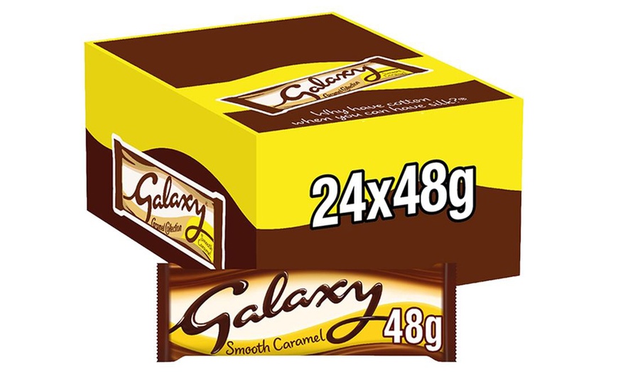 Image 3: 24-Pack of Galaxy Caramel or Milk Chocolate Bars