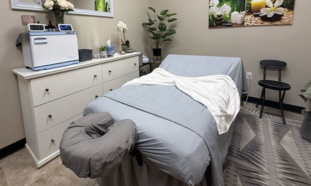 One 60 Minute Massage with Hot Towels, Hot Stones, Aromatherapy, Birthday Gift, Wine, Birthday Decoration - Wellness Massage & Spa