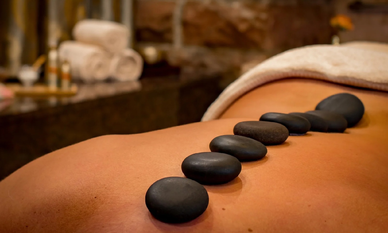 Up to 73% Off on Hot Stone Massage at Amore Beauty Spa
