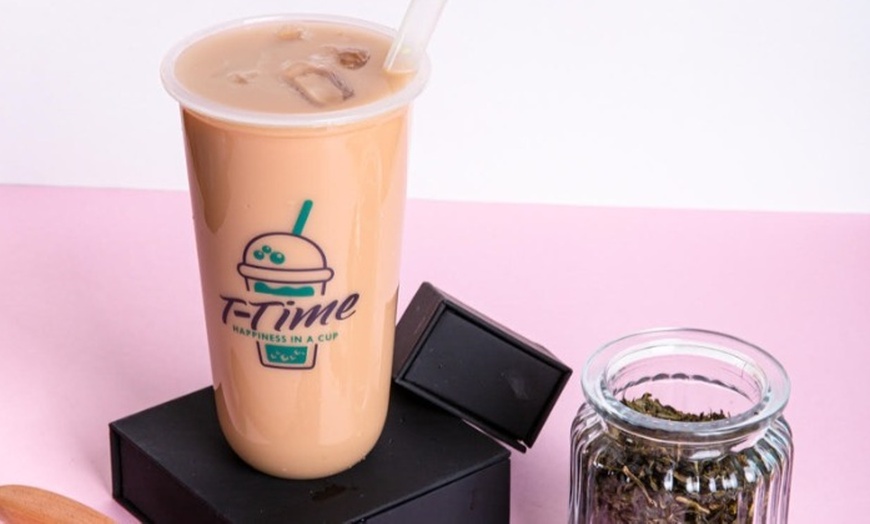 Image 1: Up to 37% Off on Bubble Tea at T Time