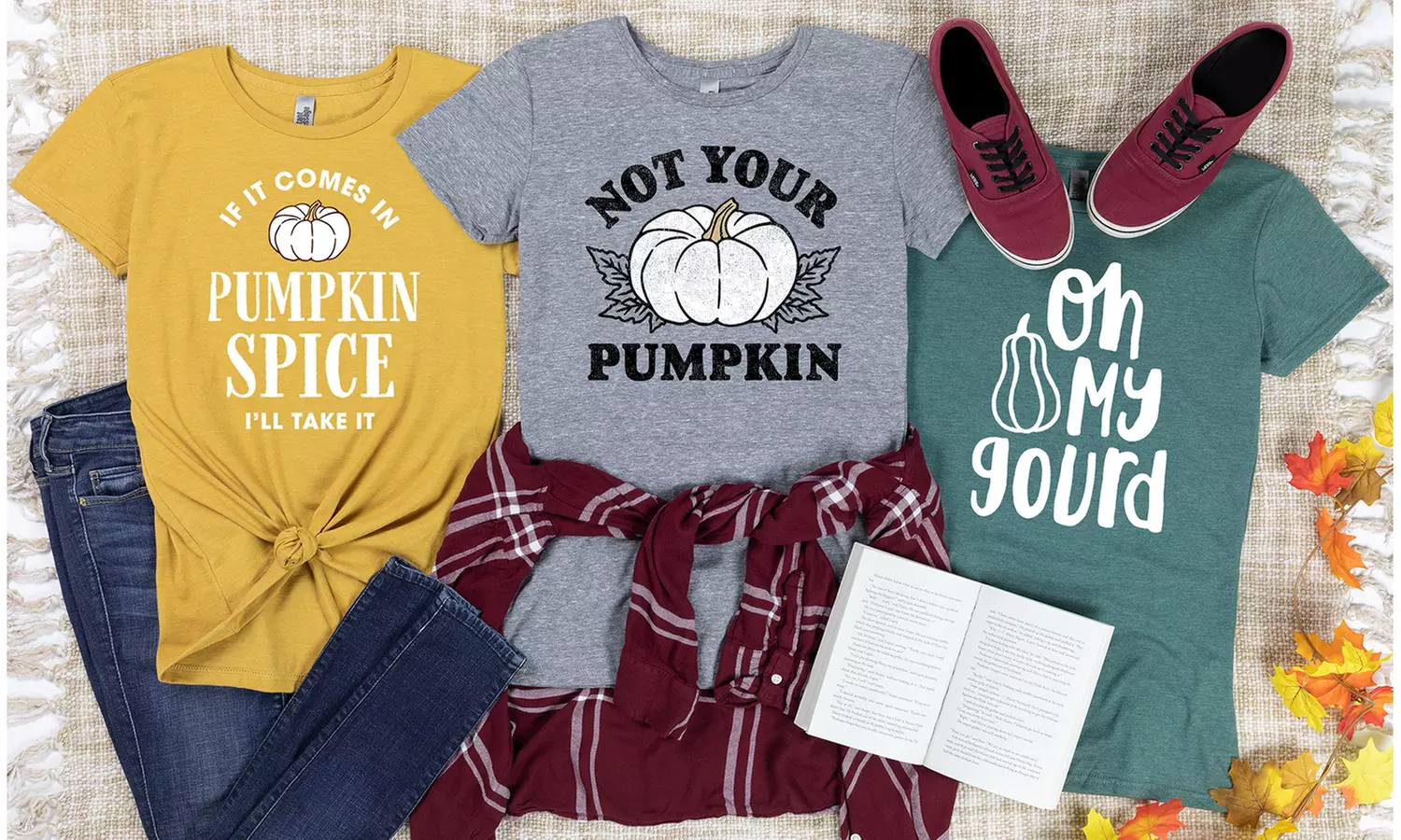 Women's Fall Mood Tee. Plus Sizes Available. - Primary Image