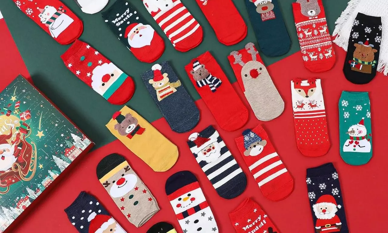 24 days Christmas Sock Advent Calendar