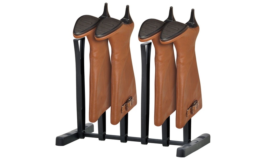 Image 5: Three-Pair Boot Storage Rack