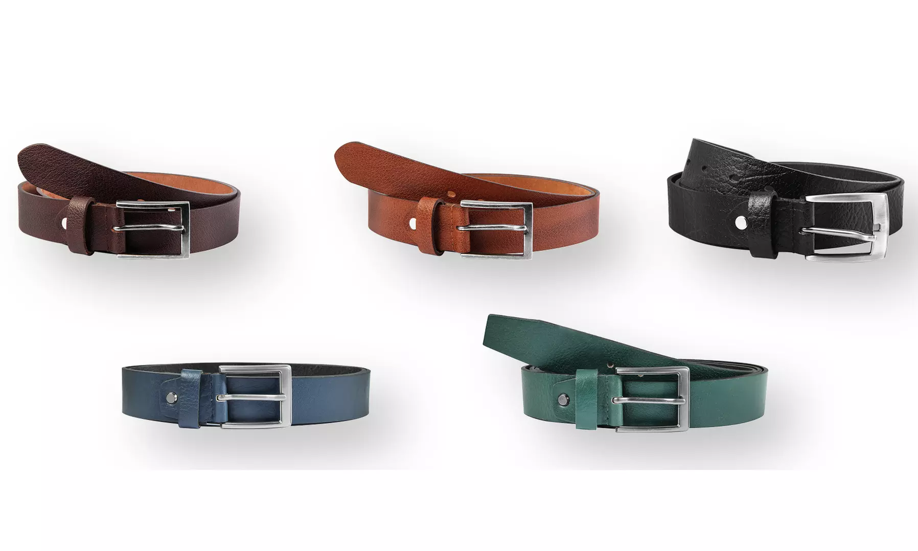 Leonardo Verrelli Leder-Gürtel in der Farbe und Länge nach Wahl - Primary Image