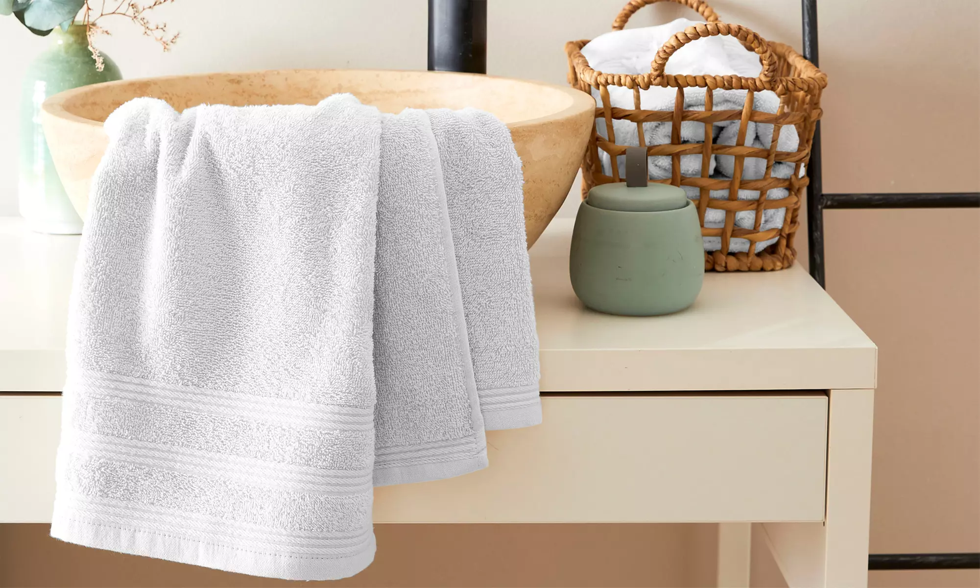 Pack complet serviettes éponge 10 pièces