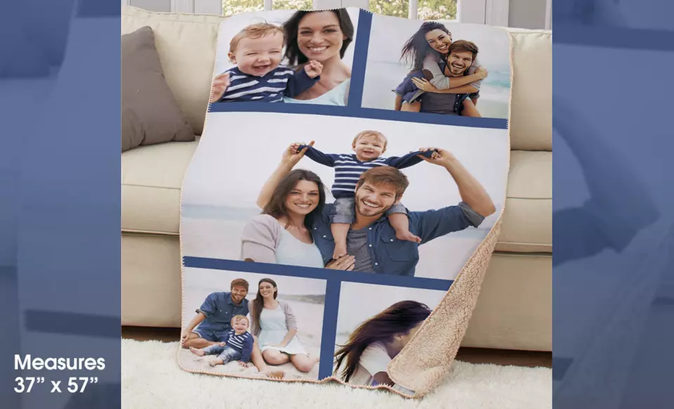 Stay Cozy with Personalized Family Sherpa Blankets