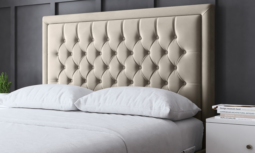 Image 4: Allegra Upholstered Bed with Optional Mattress