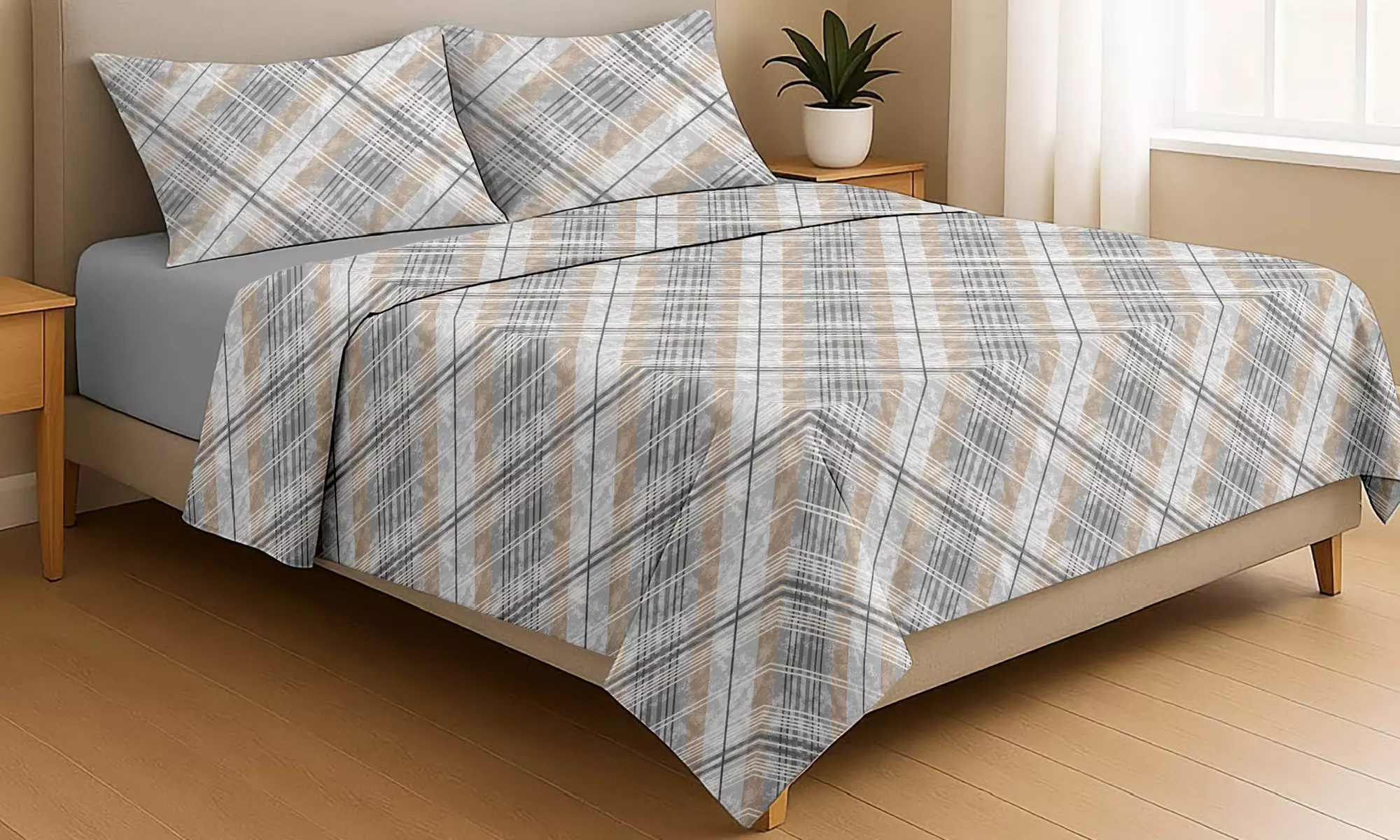 Completo lenzuola matrimoniale in pile