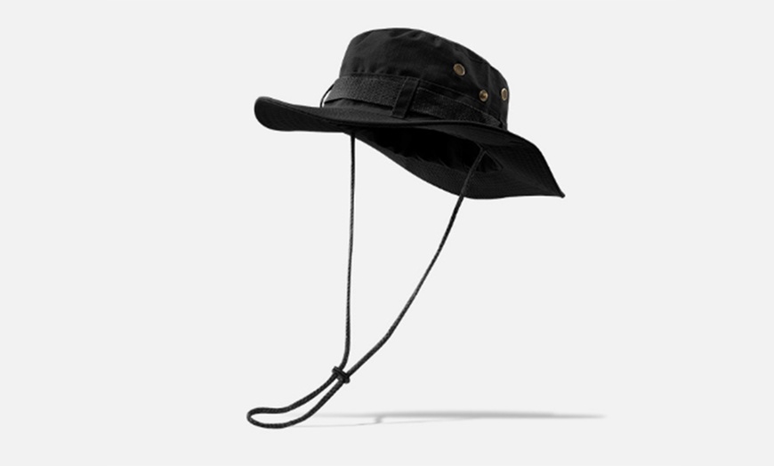 Image 5: Foldable Wide-Brim Fishing Hat