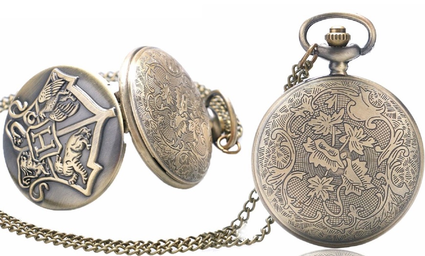 Image 3: Harry Potter Theme Pocket Watch