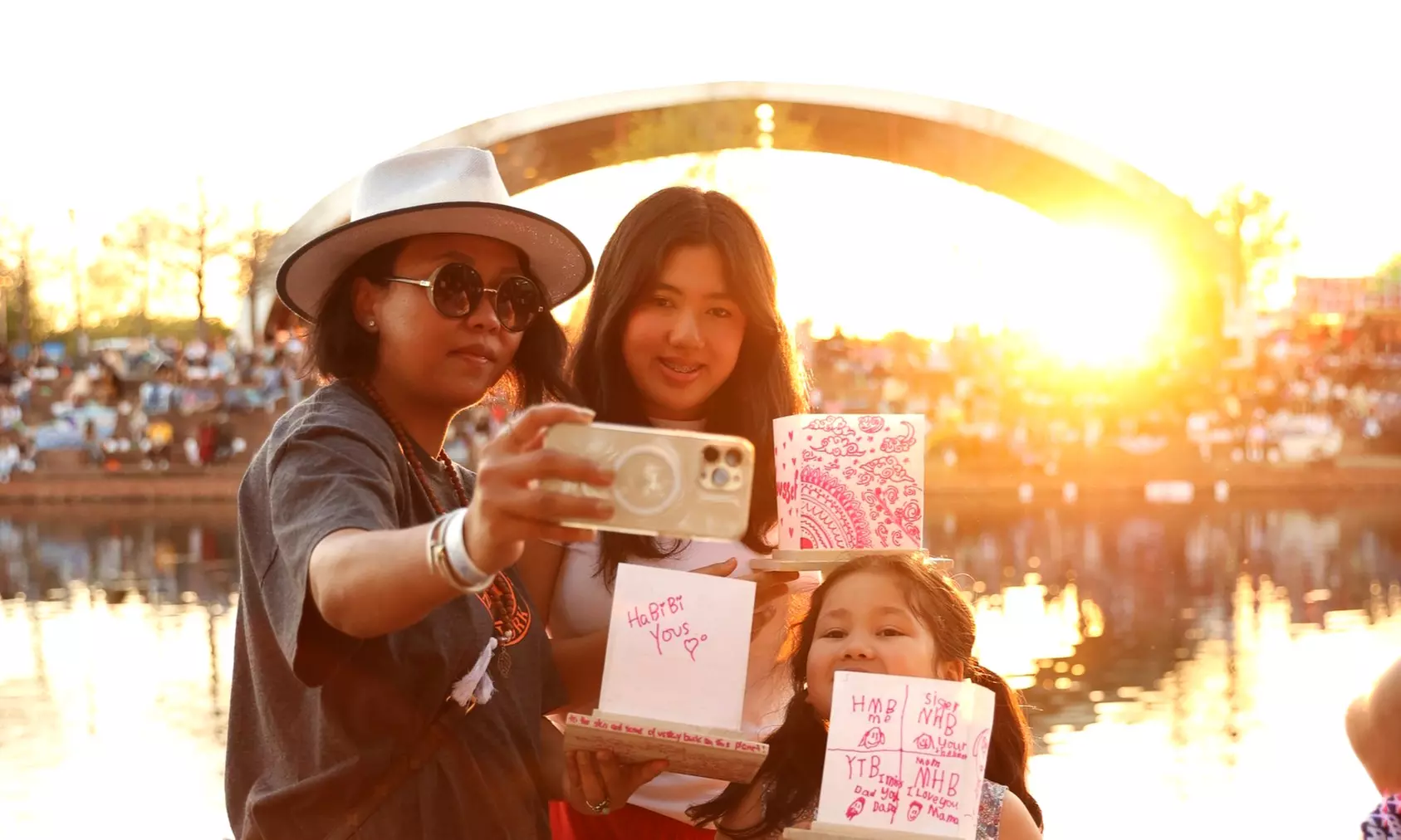 Water Lantern Festival Admission with Lantern and Candle Included