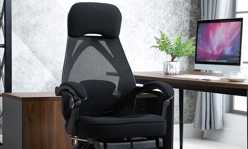 Image 3: Ergonomic Black Office Chair