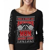 Image 7: Women's Ugly Christmas Sweater French-Terry 3/4 Graphic Tops