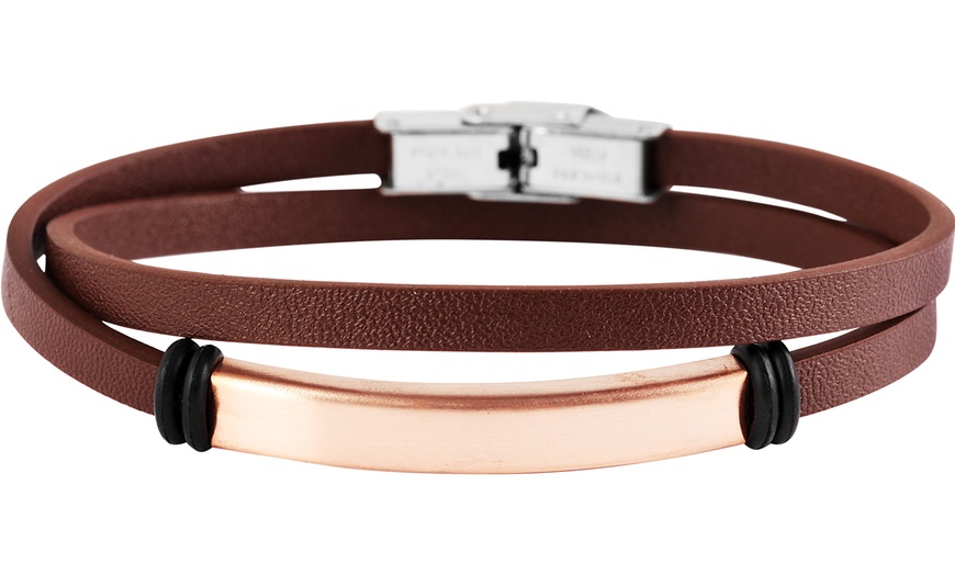 Ou Bracelets Lani Res En Cuir V Ritable Groupon Shopping