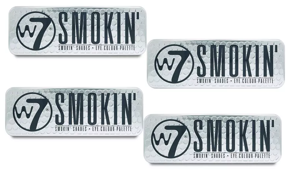 2 ou 4 palettes pour yeux Smokin' de W7 - Second Medium