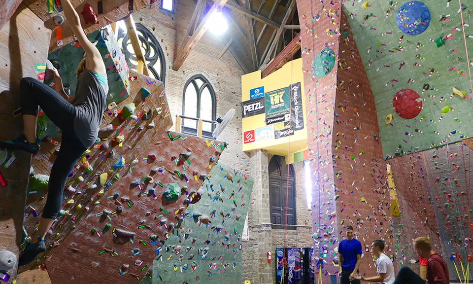 First Timer's Belay Certification and Day Pass for One, Two, or Four at Urban Krag (Up to 45% Off)  - Primary Image