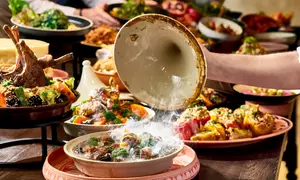 International Iftar Buffet featuring Mixed Grill, Ouzi, Desserts & Traditional Ramadan Beverages (Up To 37% Off)