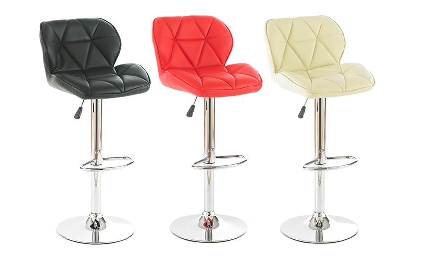 Image 1: Diamond Bar Stools