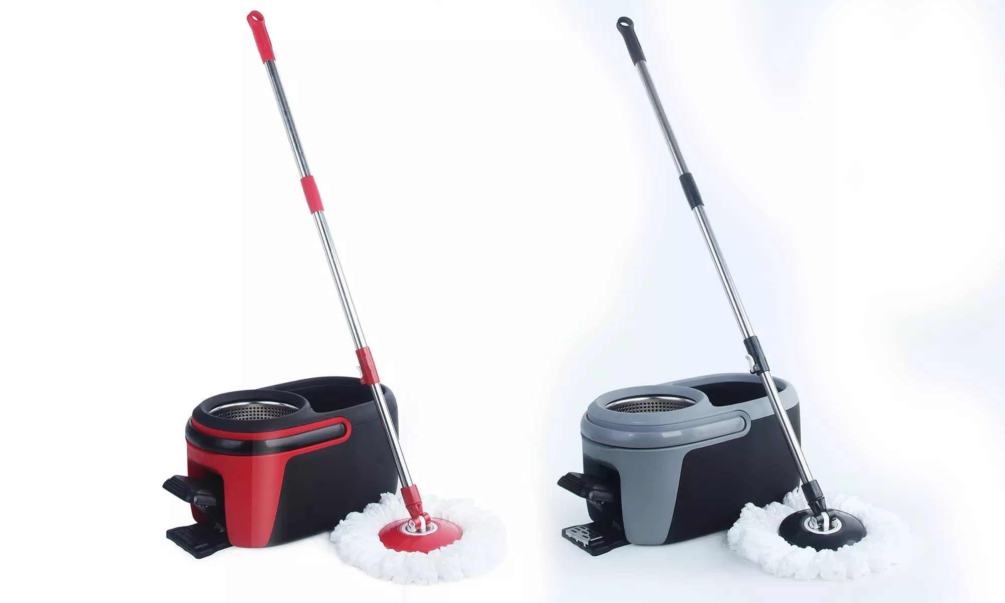 Balai essoreur rotatif avec seau et 2 recharges - Primary Image