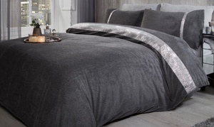 Teddy Diamante Duvet Set