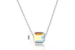 Collier Aurora en argent sterling faits de cristaux Swarovski® Philip Jones - Second Medium