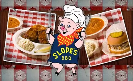 $12 for $25 Worth of Georgia-Style Barbecue and Beverages at Slope's BBQ in Cartersville - Primary Image