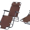 Image 4: Outsunny Two-in-One Foldable Lounger