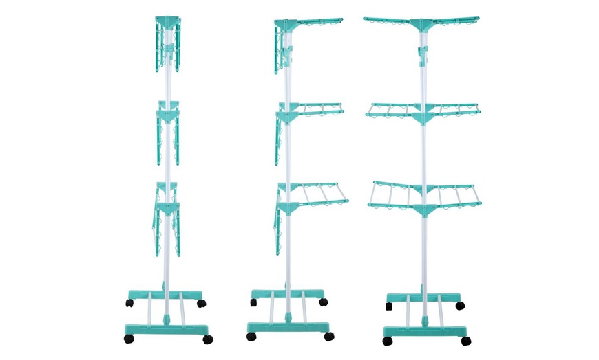 Image 2: Three-Tier Air Dry Rack