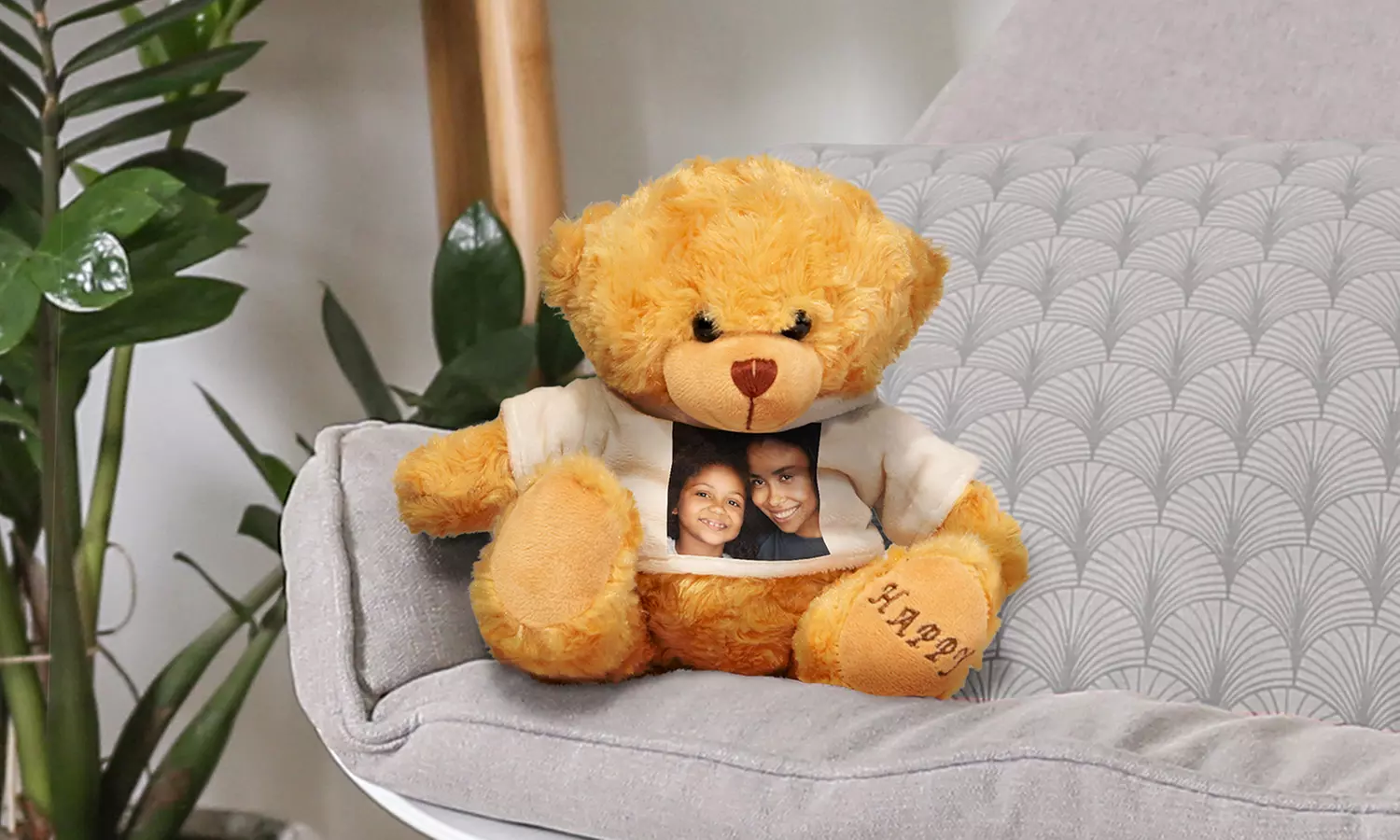 Personalized Plush Teddy Bear from Printerpix (Up to 96% Off) - Primary Image