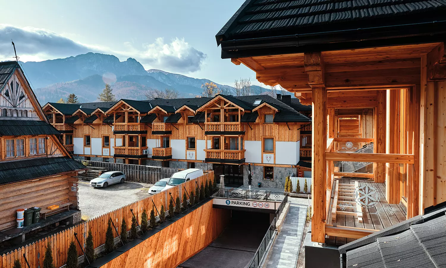 Pokój studio, deluxe lub prestige z wellness w Aparthotelu Giewont