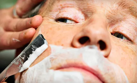 Haircut, Hot Shave, Mini-Massage, and Beverage or 60-Minute Massage at Hero Barbershop in Newtown (Up to 51% Off) - Primary Image