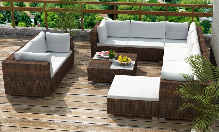 Image 45: Tuinset poly rattan