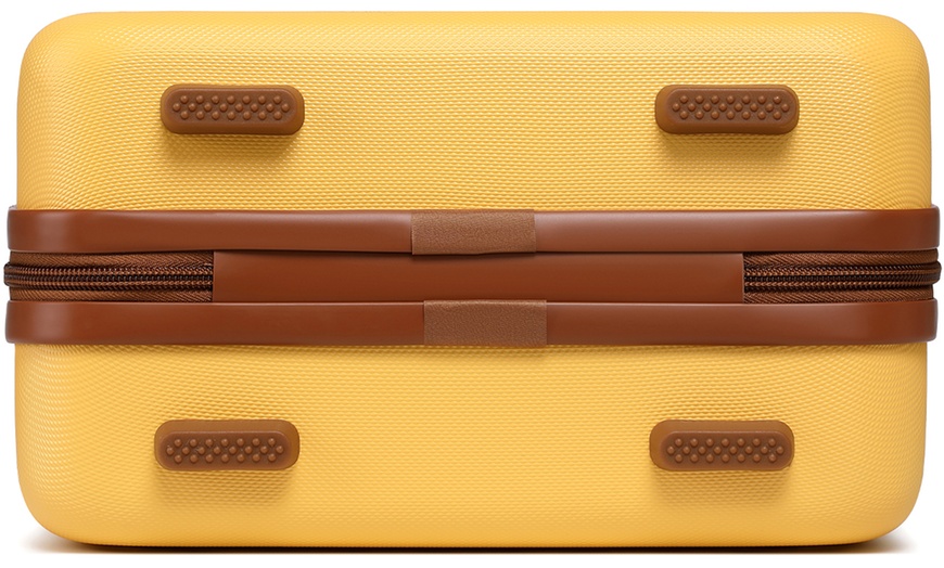 Image 23: Get the Ideal Number: 1 or 4 Flexible Hard - Shell ABS Suitcases