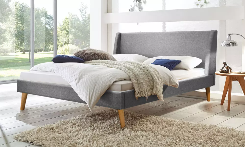 Lit "Oscar" sommier et pieds inclus, matelas "Empereur" 20 cm en option, Sampur, livraison offerte - Primary Image