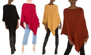 QED London Star Oversized Poncho