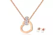 Parure de bijoux Talia ornée de cristaux Swarovski® argentée ou rose dorée - Image 6