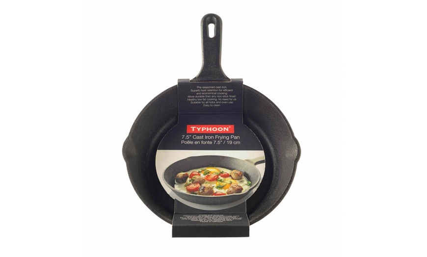 Image 4: Typhoon Cast Iron Frying Pans