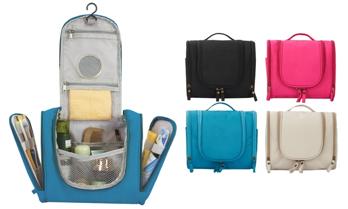 makeup and toiletry travel organiser bag