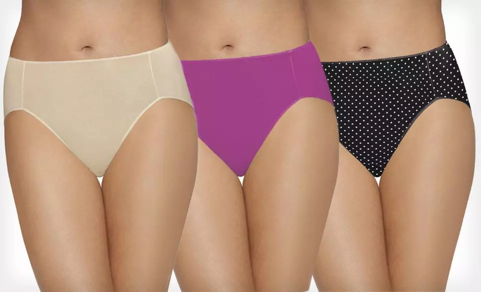 $18.99 for 6-Pack of Bali Tailored Briefs or High-Cut Panties ($56 List Price). 15 Options Available. Free Shipping. - Primary Image