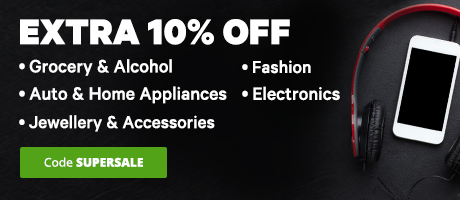 10% off Grocery & Alcohol | Auto & Home Appliances | Jewellery & Accessories | Fashion | Electronics