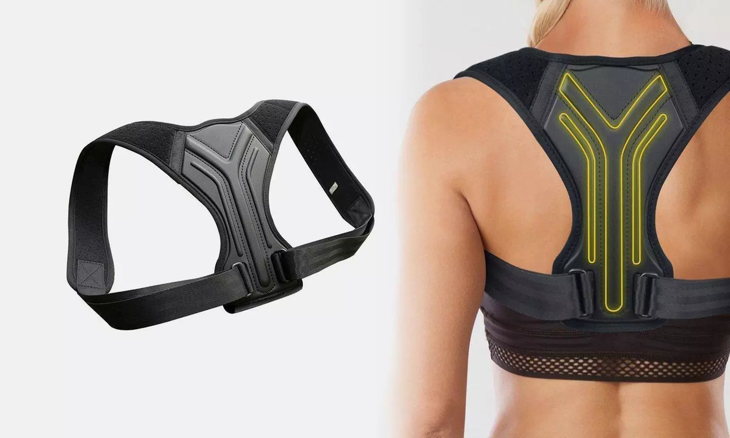 BLACK FRIDAY Correcteur de posture réglable, tailles au choix - Primary Image