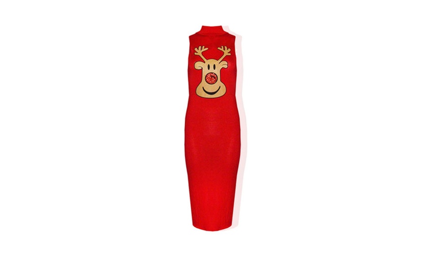 Image 9: Christmas Bodycon Dress