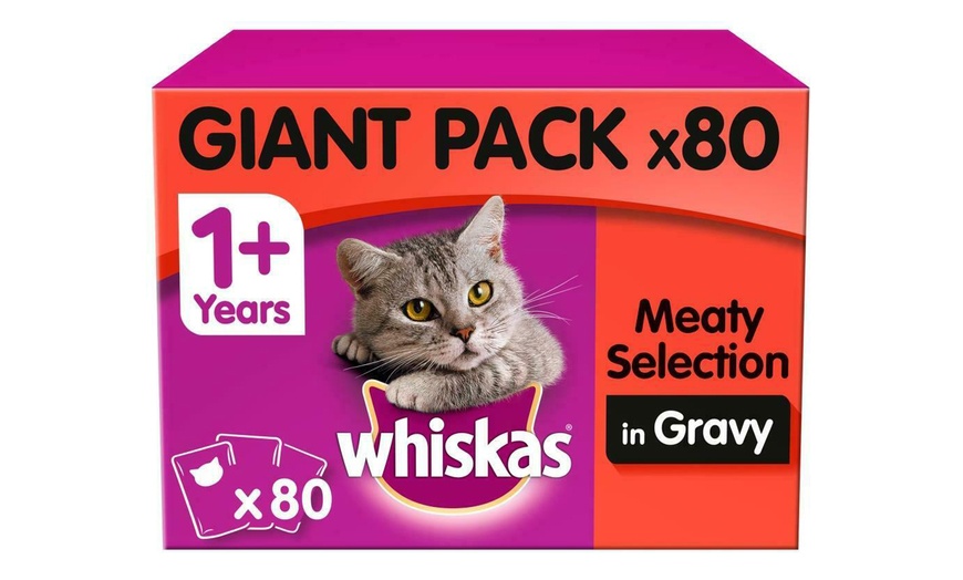 Image 16: Whiskas 80-Pouch Cat Food Box