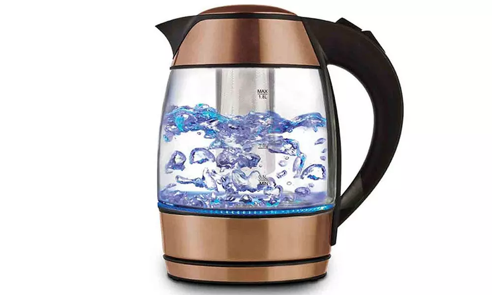 Brentwood Appliances Tempered Glass Electric Tea Kettle with Infuser - Second Medium