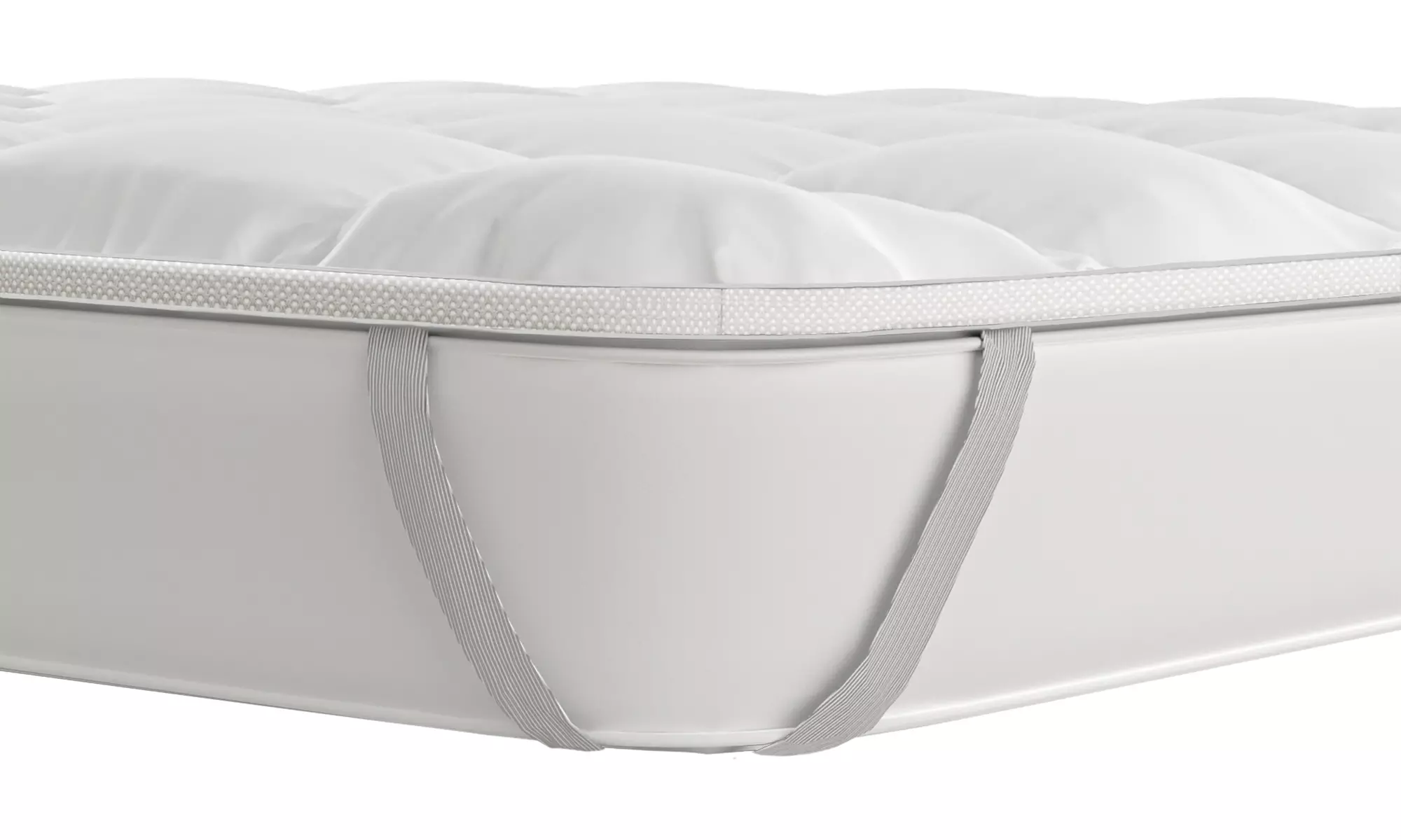 Surmatelas "Fancy" d'une hauteur de 3 cm, avec rembourrage de 300 gsm, taille au choix - Image 3