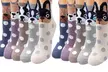 Lot de 5 ou 10 paires de chaussettes en coton imprimés chien - Second Medium