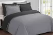 Parure de lit unicolore ou bicolore 100% coton - Second Medium