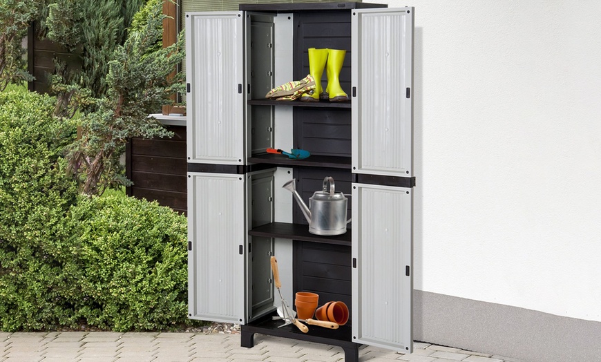 Image 8: Outsunny Garden Storage Unit